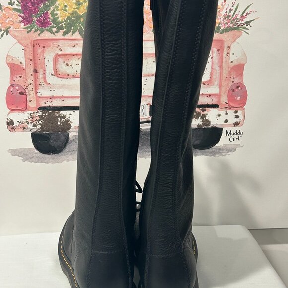 NIB Womens Dr Martens Virginia 1B60 Bex Pisa Nana leather knee boots Sz 10 black - Picture 4 of 6